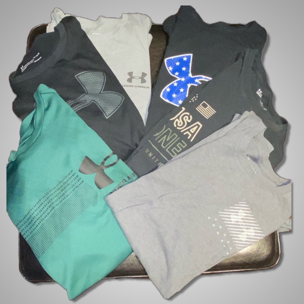 Bundle of 6 Size Large Under Armour T-shirts